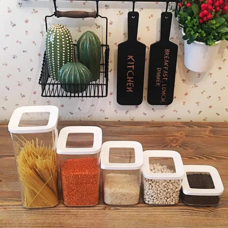 Kitchen Food Storage Box with Vacuum Lid