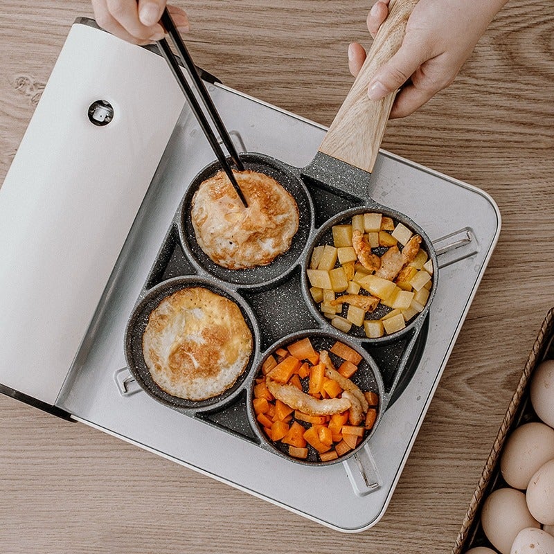 Black Non Stick Thickened Omelet Pan