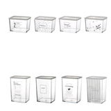 Transparent Storage Set With Lid