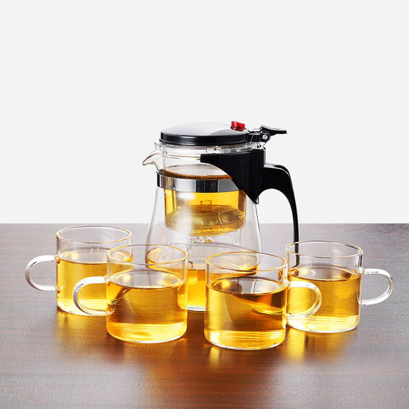 Heat Resistant Glass Tea Pot