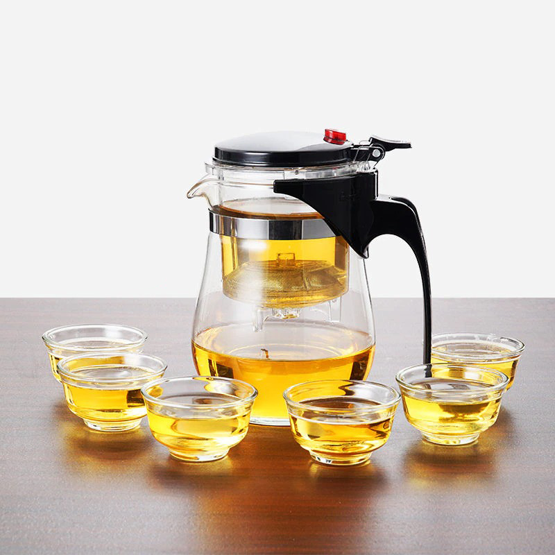 Heat Resistant Glass Tea Pot