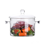 Transparent Glass Soup Pot