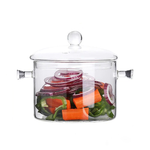 Transparent Glass Soup Pot