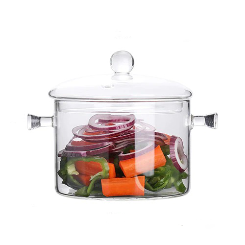 Transparent Glass Soup Pot