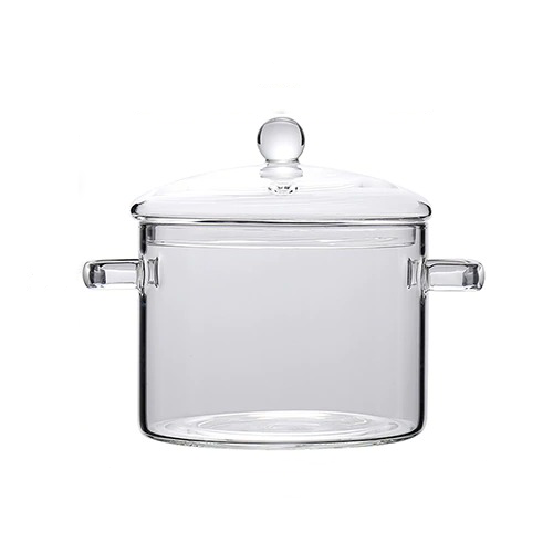 Transparent Glass Soup Pot