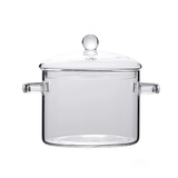 Transparent Glass Soup Pot