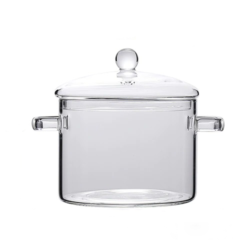 Transparent Glass Soup Pot