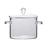 Transparent Glass Soup Pot