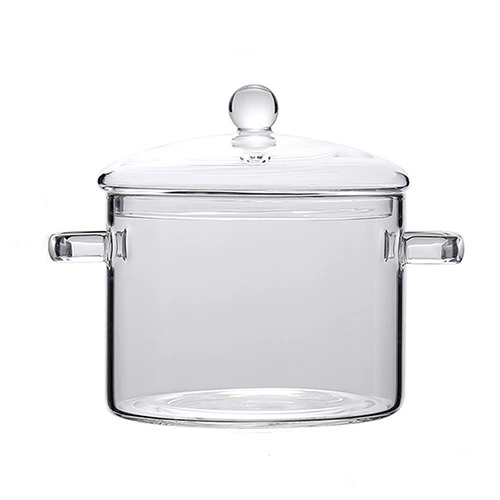 Transparent Glass Soup Pot