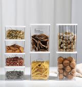 Transparent Storage Set With Lid