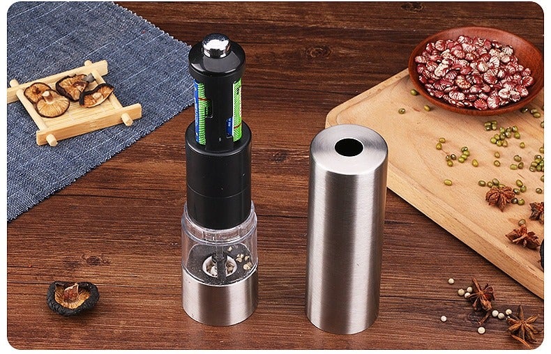 Electric Pepper Grinder Mill With LED