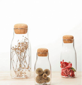 Japanese Style Cork Kitchen Coffee Storage Bottle
