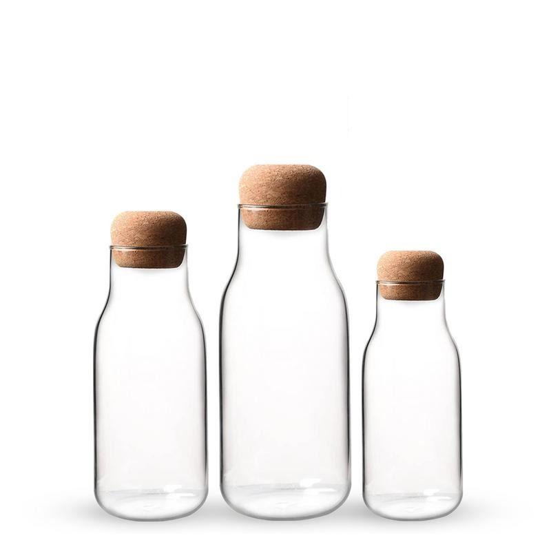 Japanese Style Cork Kitchen Coffee Storage Bottle