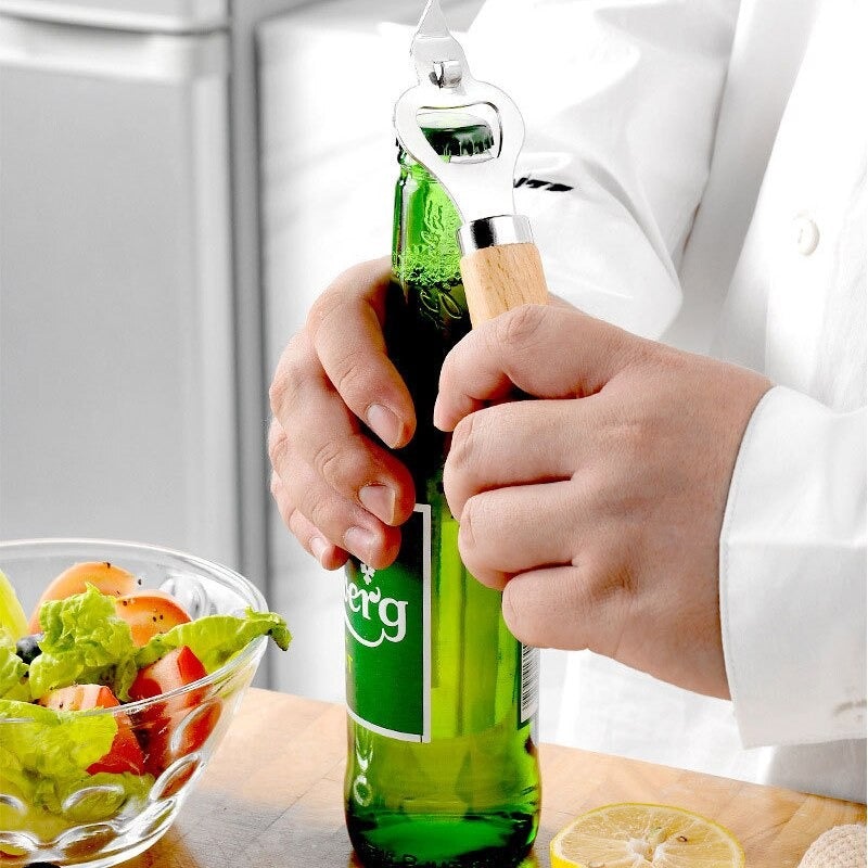 Wooden Handle Kitchenware Opener