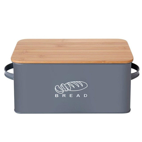 Storage Boxes Bread Bins With Bamboo Lid