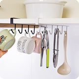 Nail-Free Hanging Wrought Kitchen Organizer
