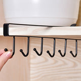 Nail-Free Hanging Wrought Kitchen Organizer