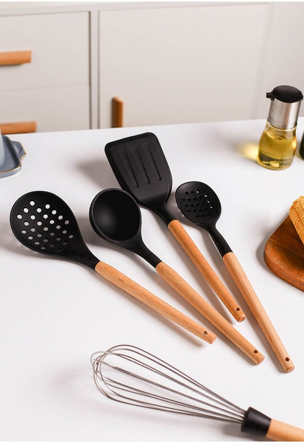 High Temperature Resistant Cooking Utensils Set