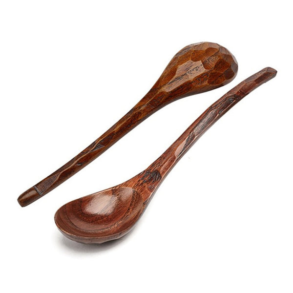 Wooden Spoon Long Handle Tableware