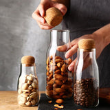 Japanese Style Cork Kitchen Coffee Storage Bottle