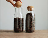 Japanese Style Cork Kitchen Coffee Storage Bottle