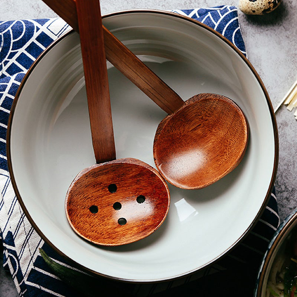 Large Wood Spoon Set