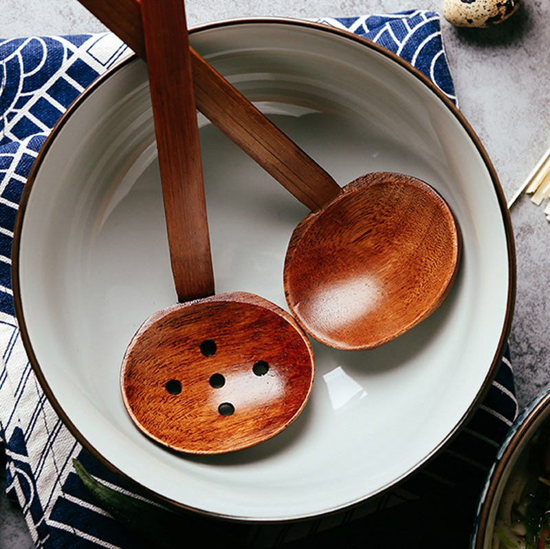 Large Wood Spoon Set