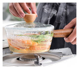 Saucepan with Wooden Handle