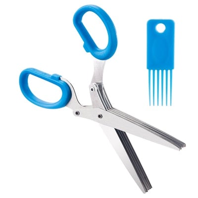 Stainless Steel Vegetable 5 Blades Scissors