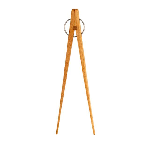 Wooden Kitchen Tongs Set