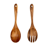 Wooden Kitchen Tongs Set