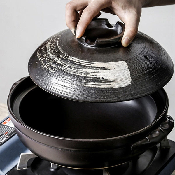 Ceramic Casserole Stew Pot