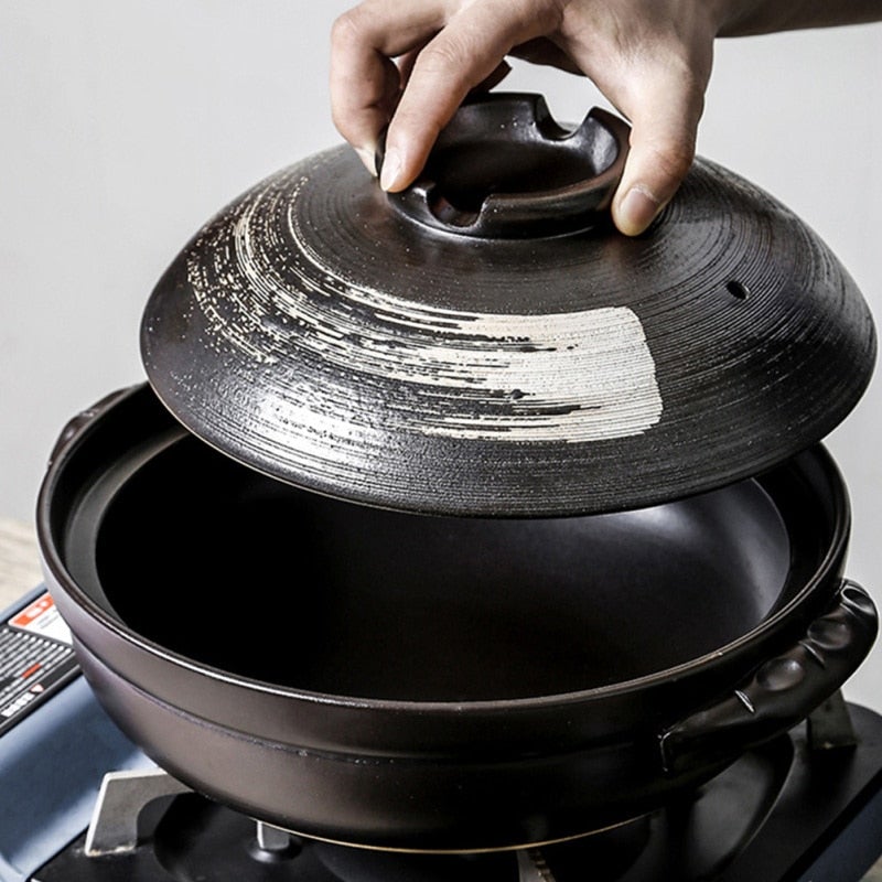 Ceramic Casserole Stew Pot