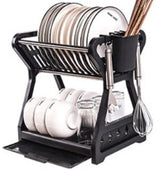 Double Layer Plates Holder Dish Rack