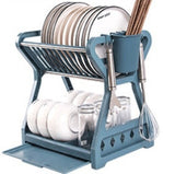 Double Layer Plates Holder Dish Rack