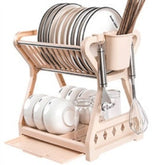 Double Layer Plates Holder Dish Rack