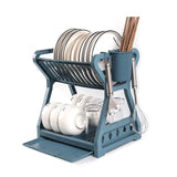 Double Layer Plates Holder Dish Rack