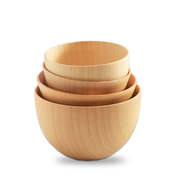 Solid Wood Log Cups for Insulated Dinkware