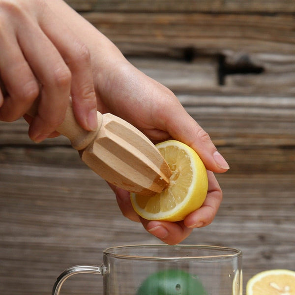 Natural Wood Lemon Squeezer