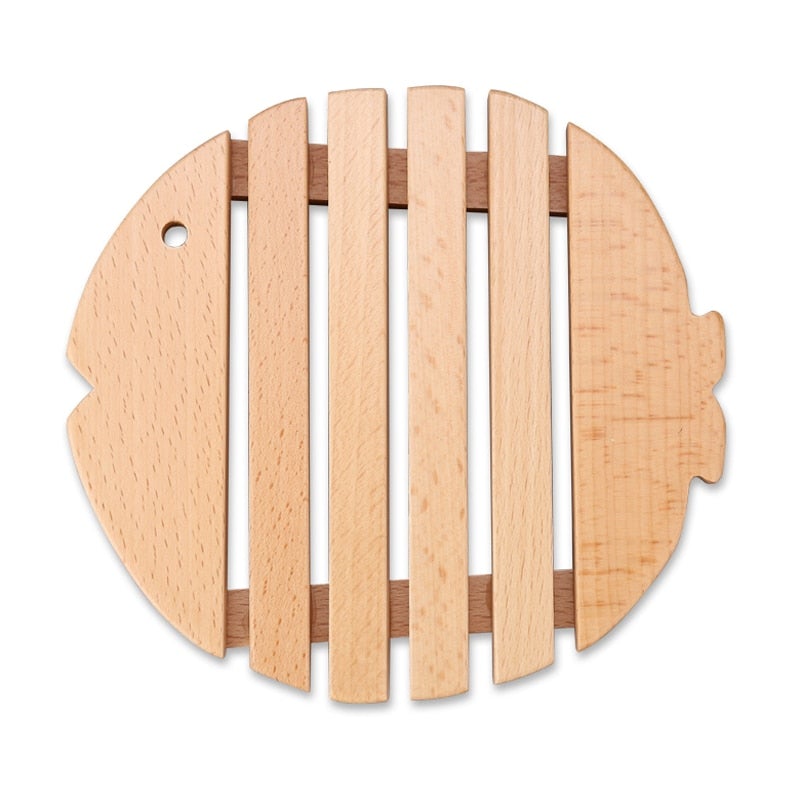Heat Resistant Wood Table Mat Placemat