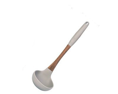 Heat Resistance Silicone Cooking Tools with Wooden Handle