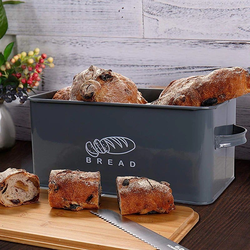 Storage Boxes Bread Bins With Bamboo Lid