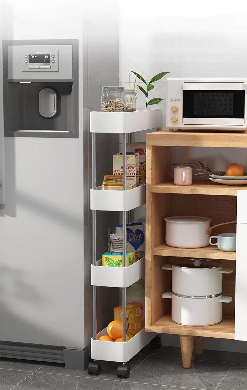 Kitchen Shelf Interspace Gap Storage Rack