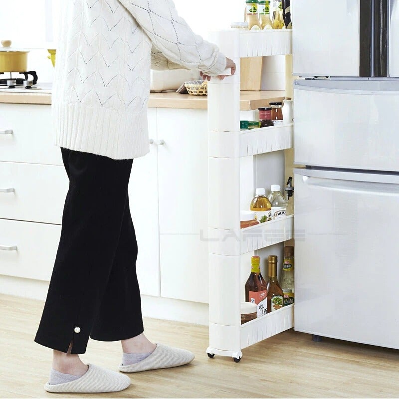 Kitchen Shelf Interspace Gap Storage Rack