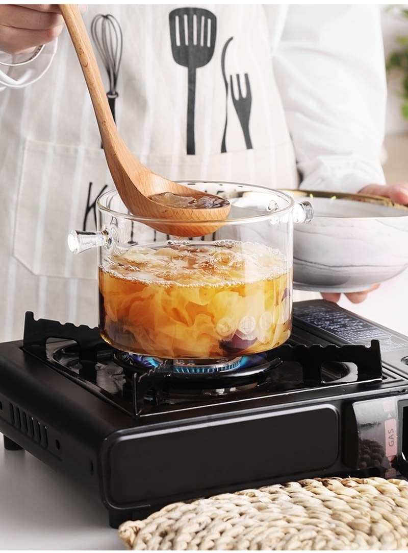 Transparent Glass Soup Pot