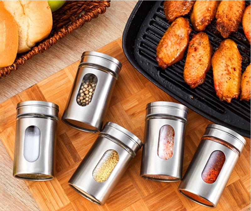 Stainless Steel Seasoning Spice Storage Box